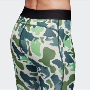 Adidas X NERD women’s camo climalite leggings RARE size small